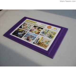 Детская доска-рамка для рисования фиолетовая